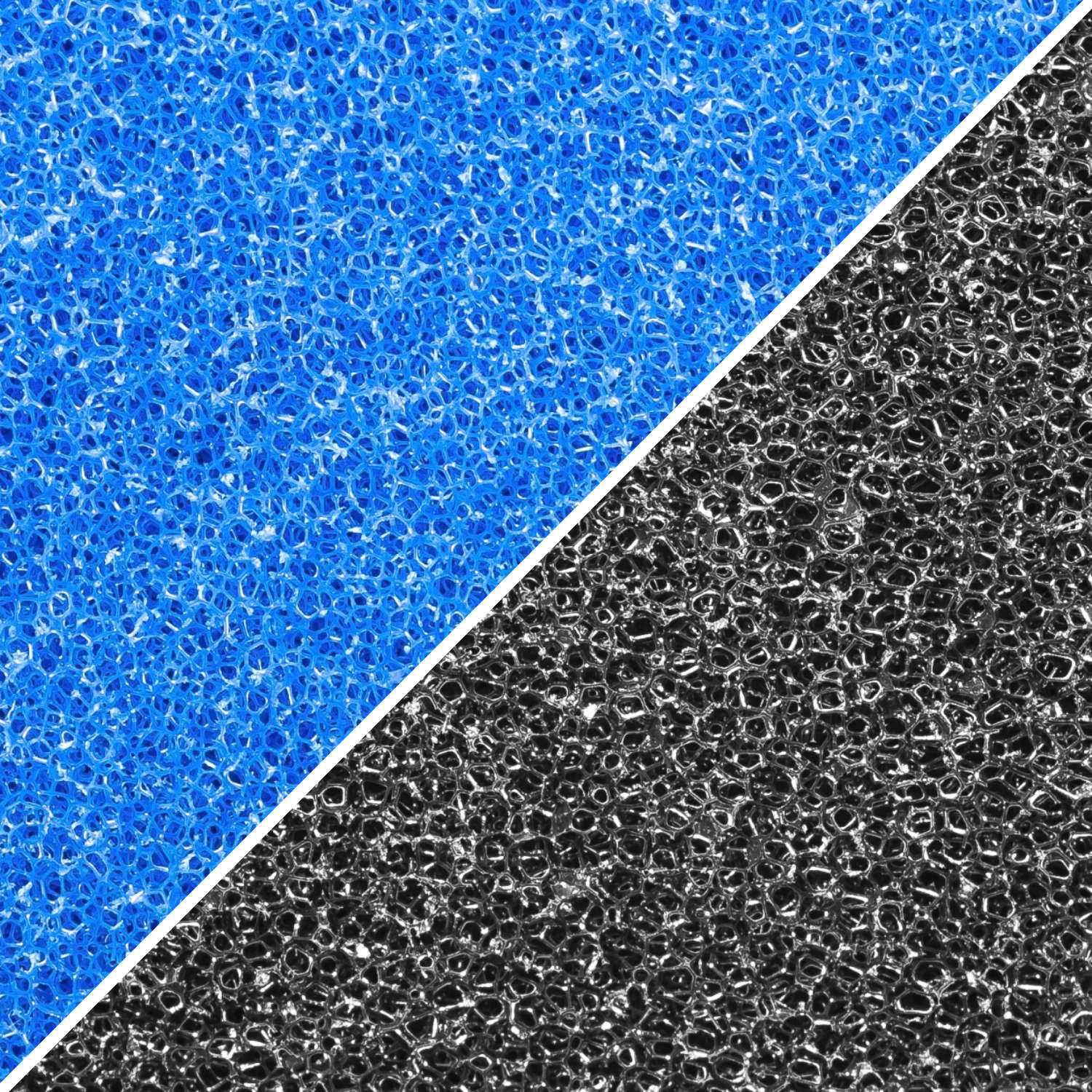 Filtermatten Filterschaum Schaumstoffmatten 100 x 50 x 5cm - Aquaristik  Blinninger