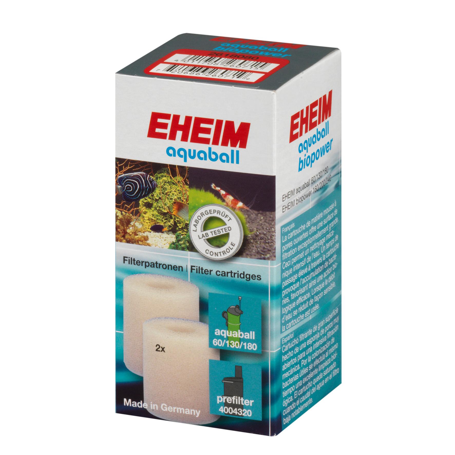 EHEIM Filterpatrone (2 Stück) für Innenfilter Eheim aquaball